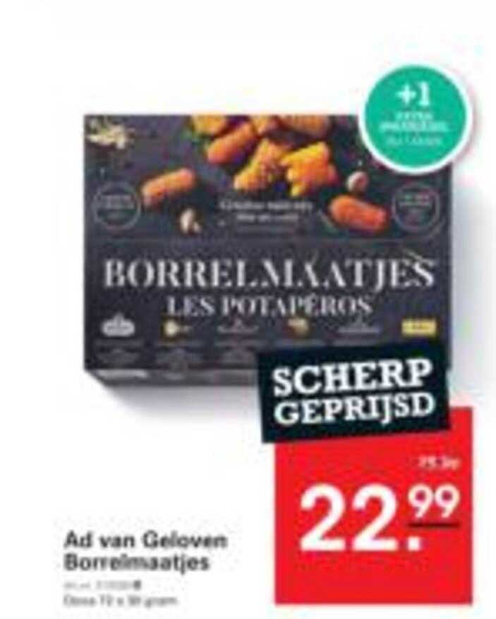 Ad van Geloven Borrelmaatjes
