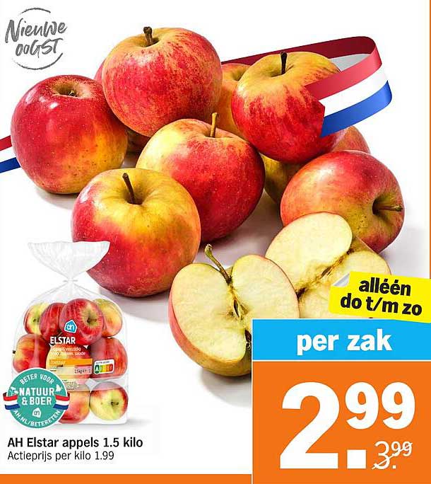 AH Elstar appels 1.5 kilo