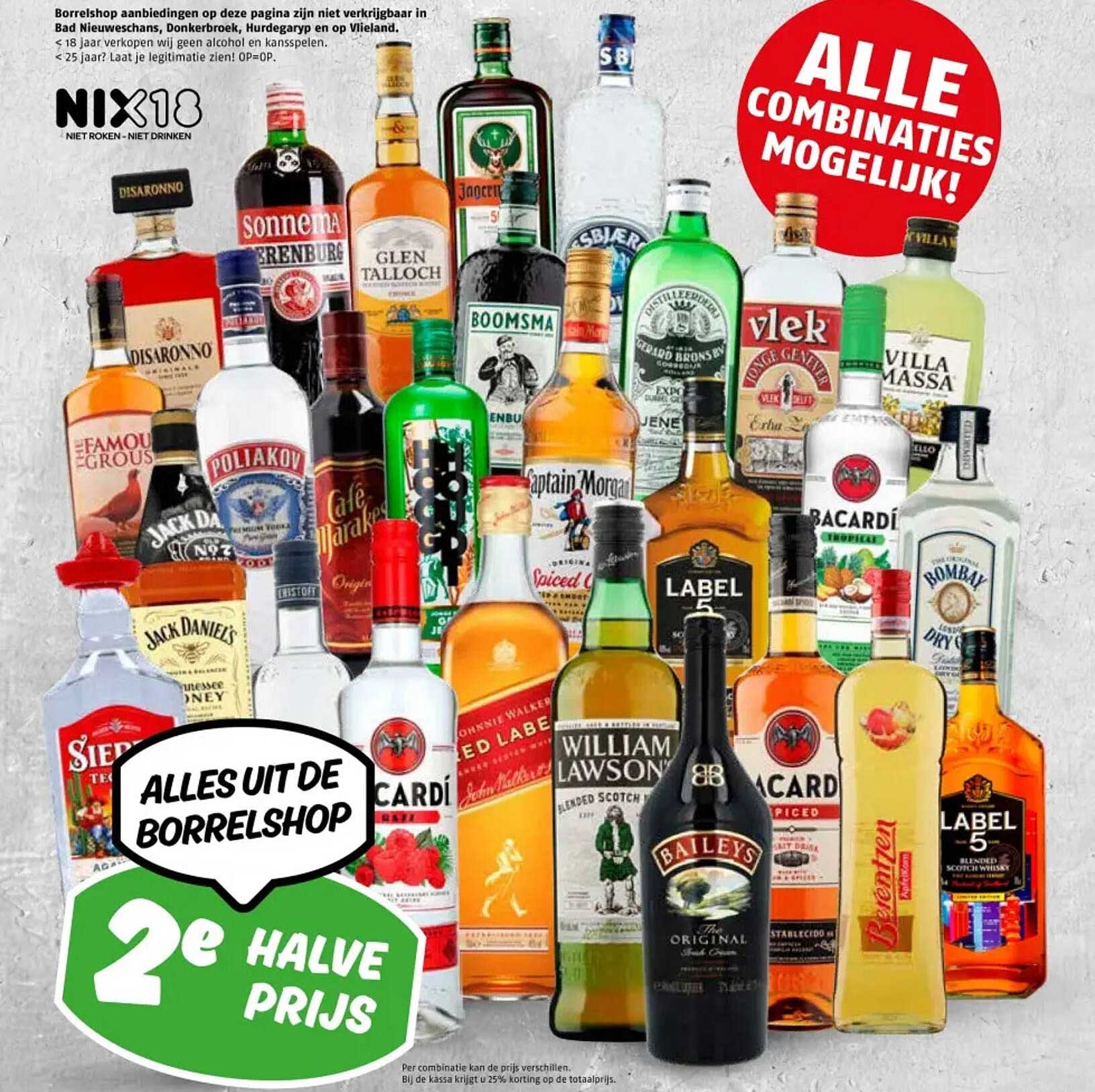 ALLE COMBINATIES MOGELIJK!