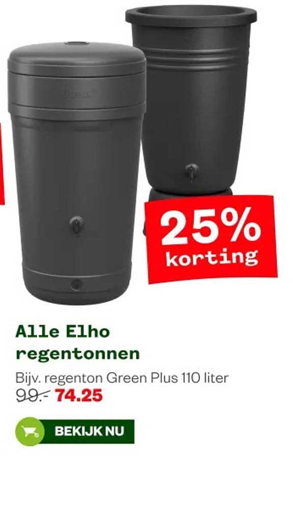 Alle Elho regentonnen