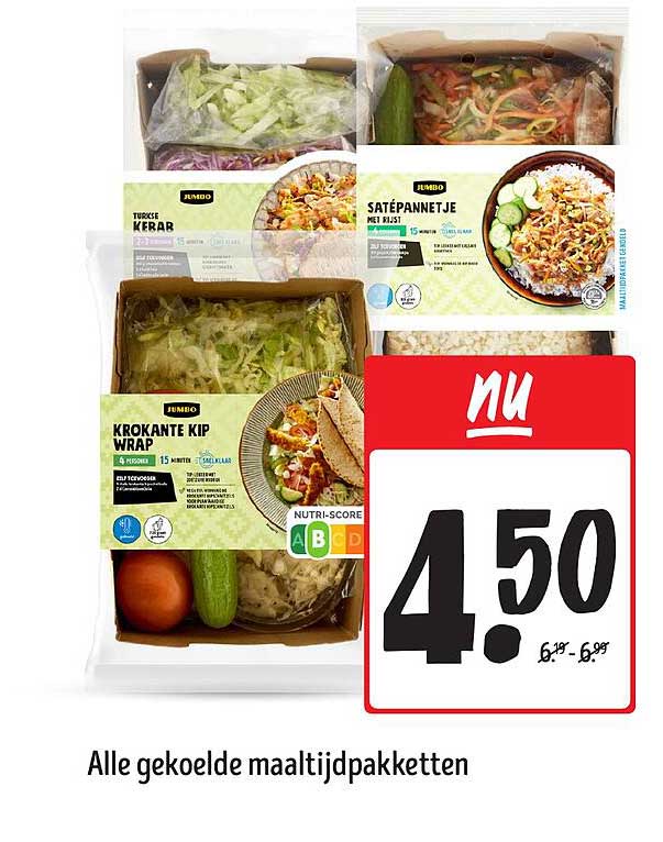 Alle gekoelde maaltijdpakketten