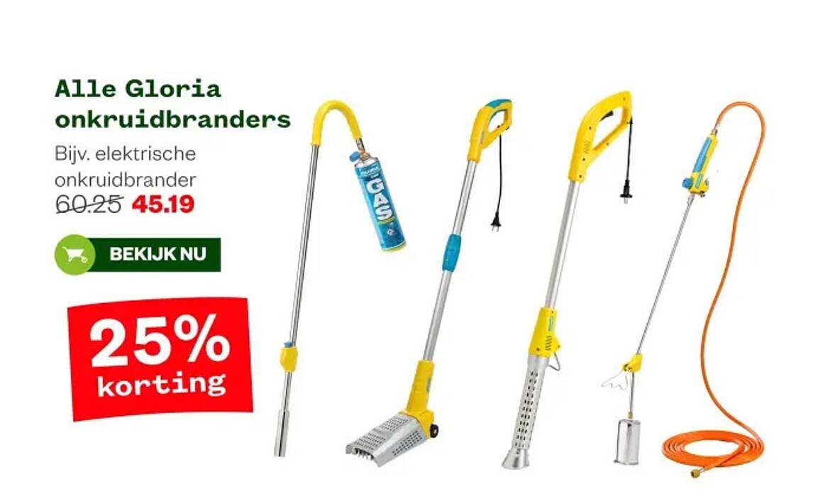 Alle Gloria onkruidbranders