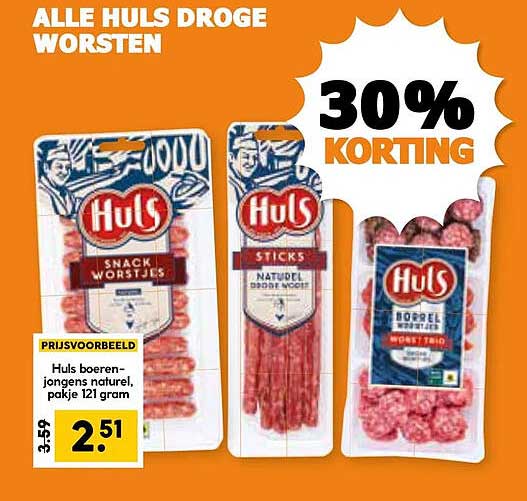 ALLE HULS DROGE WORSTEN