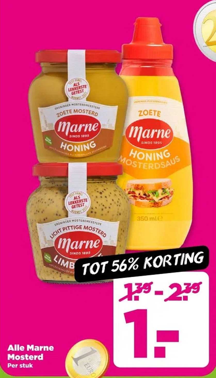 Alle Marne Mosterd per stuk
