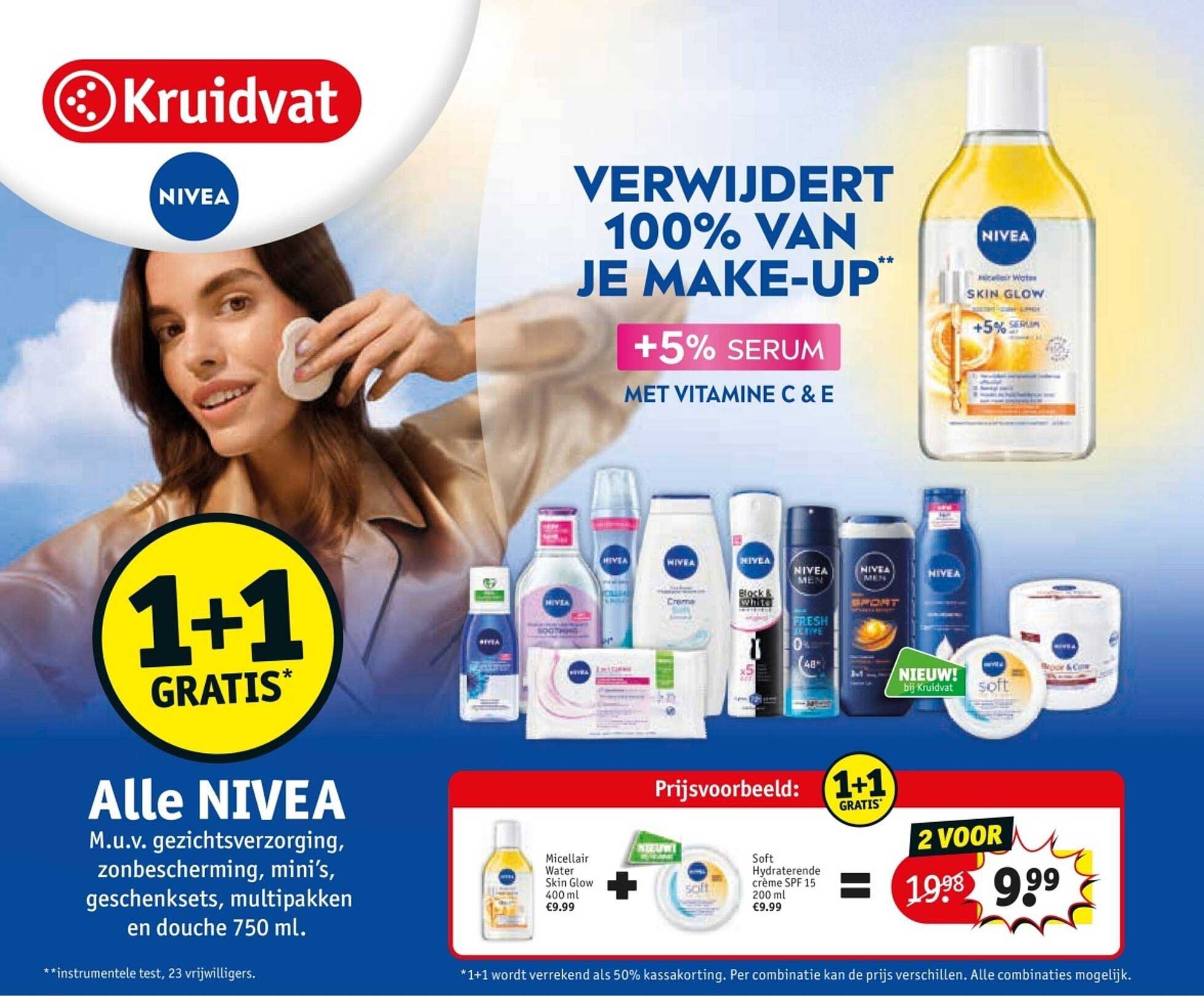Alle NIVEA 1+1 GRATIS*