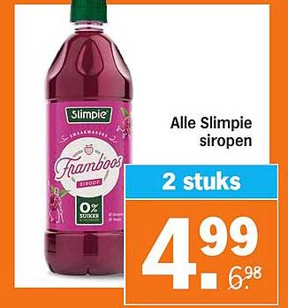 Alle Slimpie siropen