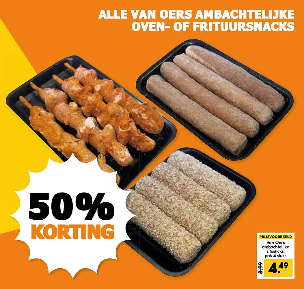 ALLE VAN OERS AMBACHTELIJKE OVEN- OF FRIITUURSNACKS