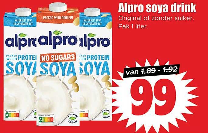Alpro soya drink