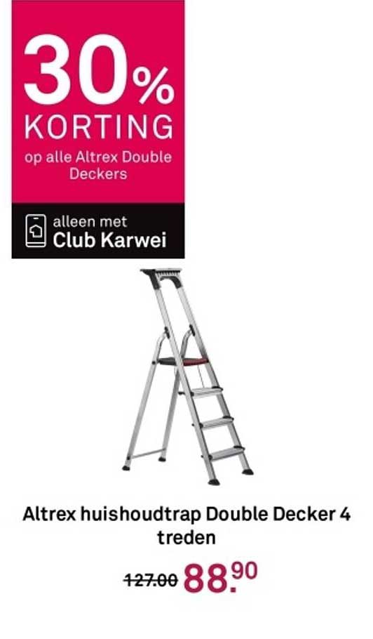 Altrex huishoudtrap Double Decker 4 treden