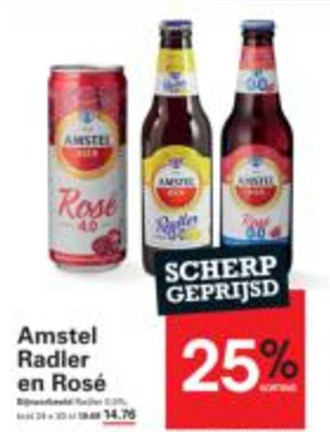 Amstel Radler en Rosé