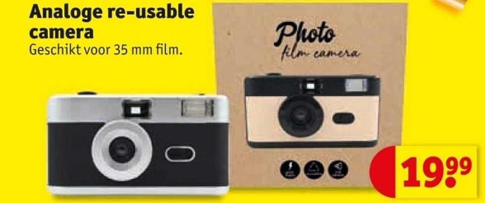 Analoge re-usable camera