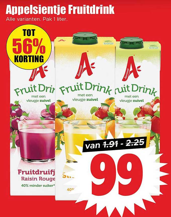 Appelsientje Fruitdrink