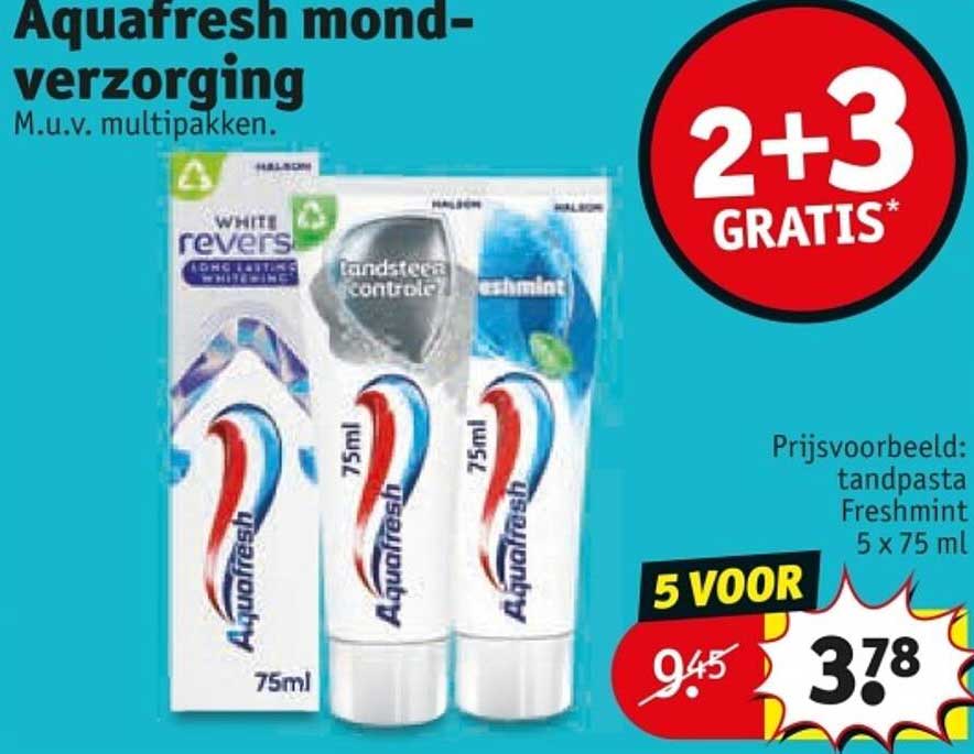 Aquafresh mondverzorging M.u.v. multipakken.