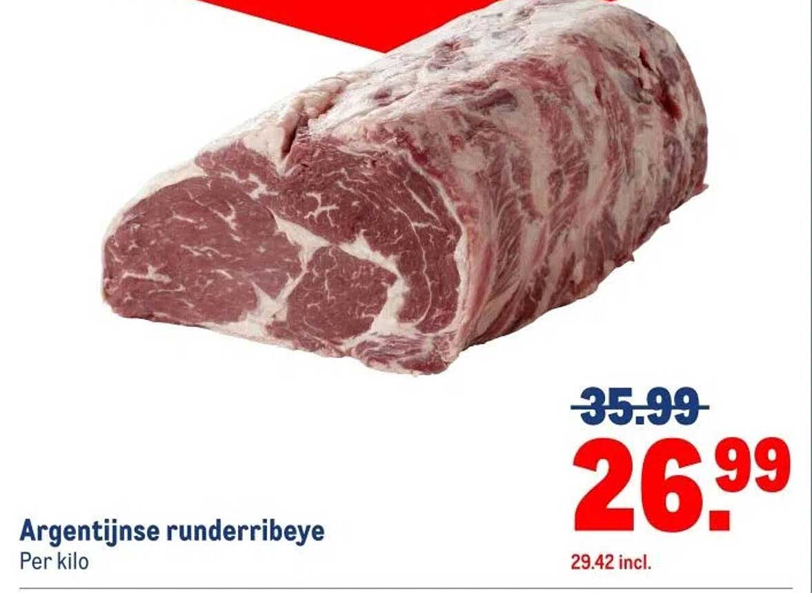 Argentijnse runder ribeye