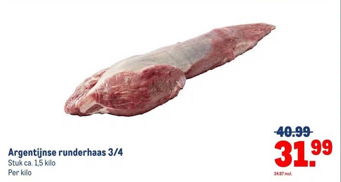 Argentijnse runderhaas 3/4