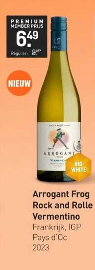 Arrogant Frog Rock and Rolle Vermentino