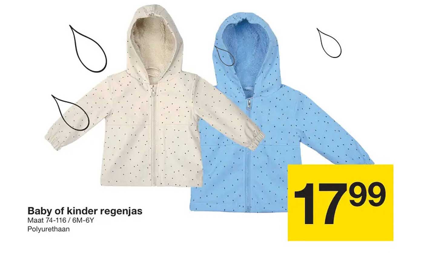 Baby of kinder regenjas