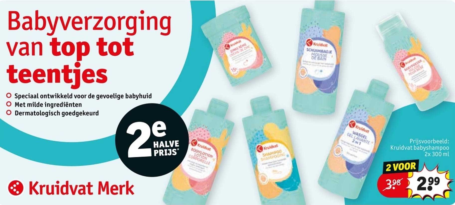Babyverzorging van top tot teentjes