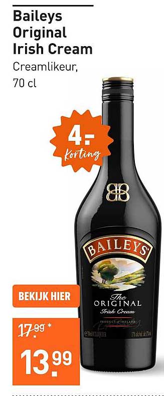 Baileys Original Irish Cream - 70 cl