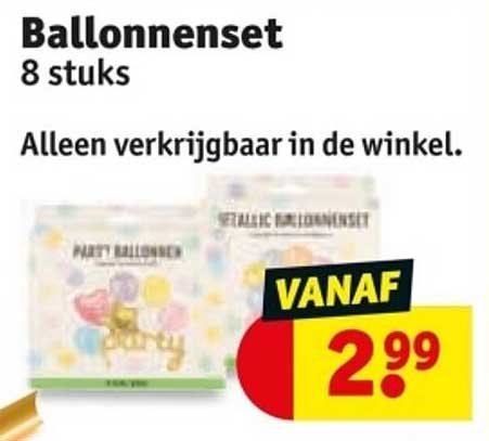 Ballonnenset 8 stuks