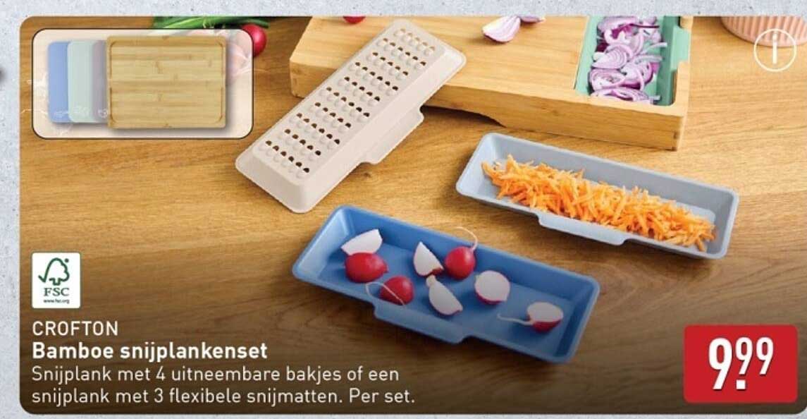Bamboe snijplankenset