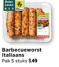 Barbecueworst Italiaans