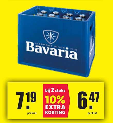 Bavaria Bier - bij 2 stuks 10% EXTRA KORTING