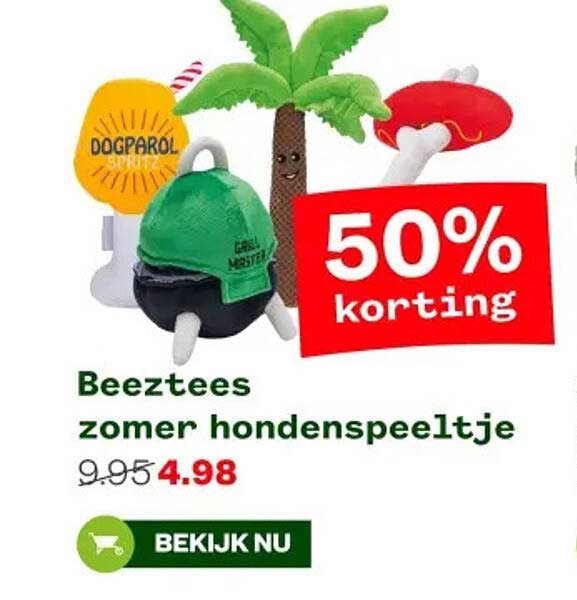 Beeztees zomer hondenspeeltje