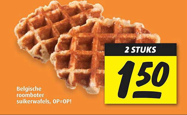 Belgische roomboter suikerwafels, OP=OP!