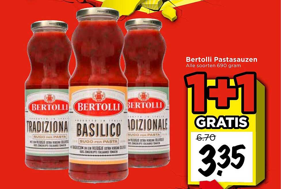 Bertolli Pastasauzen Alle soorten 690 gram