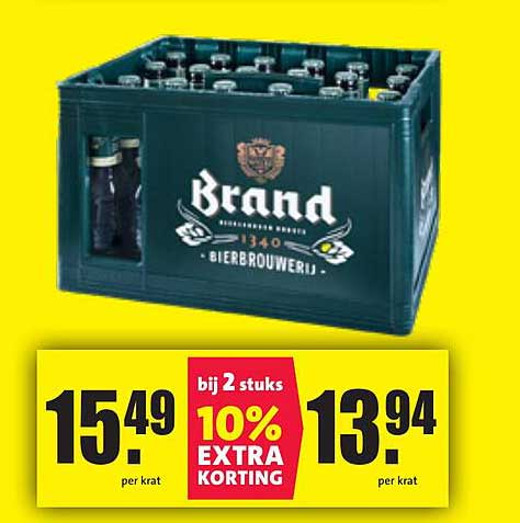 Bij 2 stuks 10% extra korting