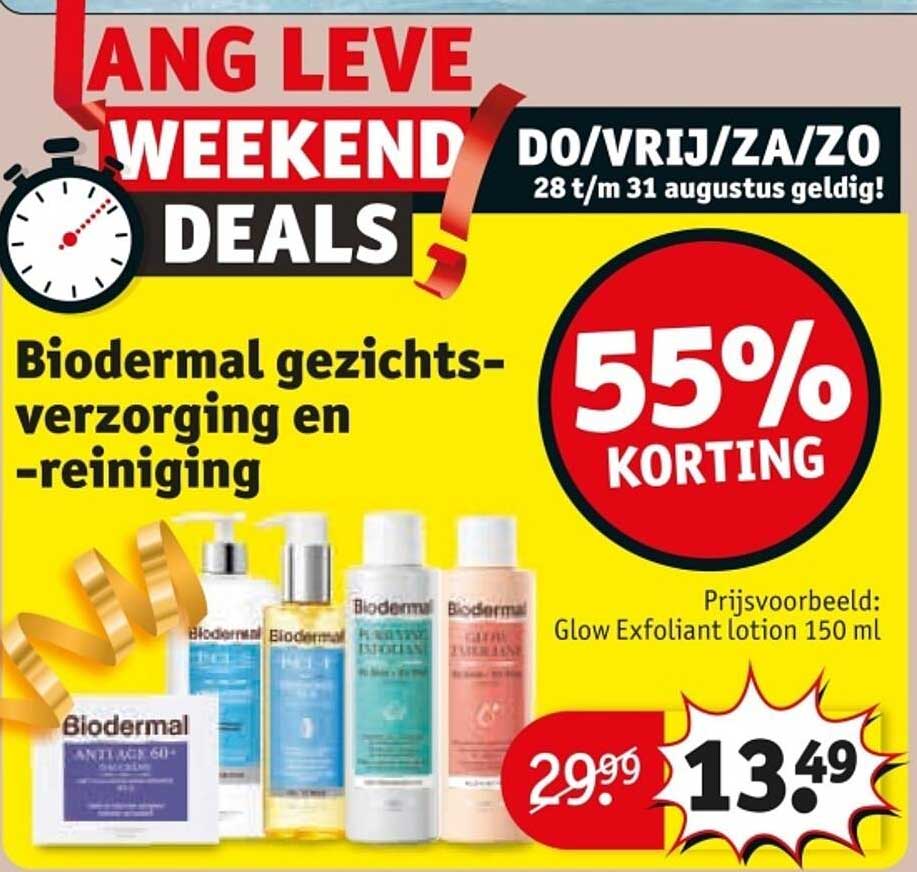 Biodermal gezichtsverzorging en -reiniging