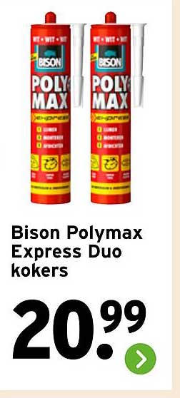 Bison Polymax Express Duo kokers
