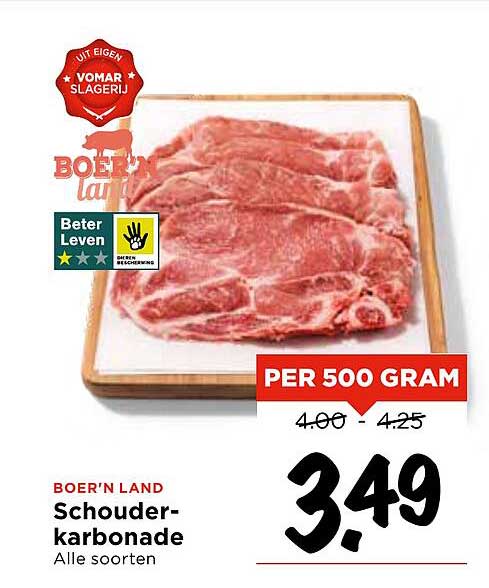 BOER'N LAND Schouderkarbonade Alle soorten