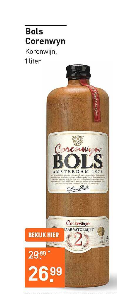 Bols Corenwyn, Korenwijn, 1 liter