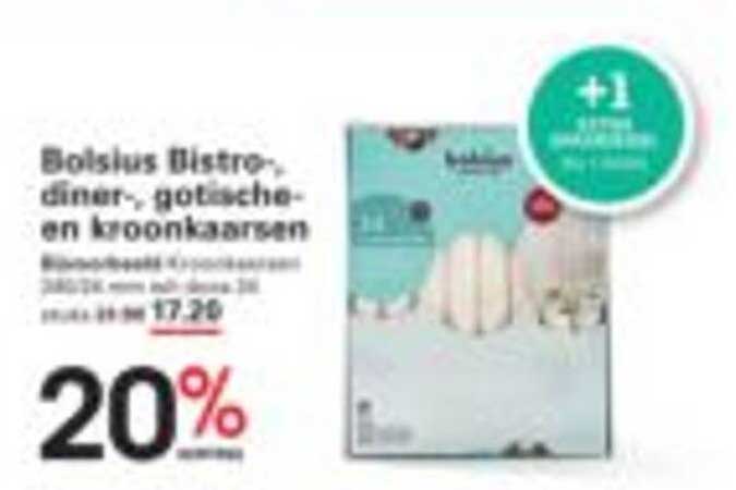 Bolsius Bistro-, diner-, gotische- en kroonkaarsen