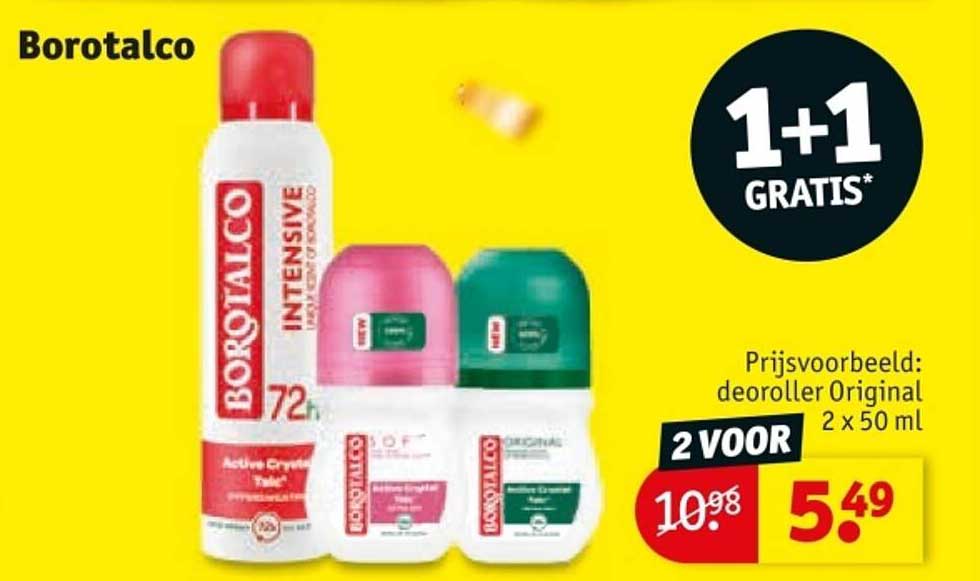 Borotalco Deodorant aanbieding