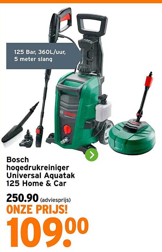 Bosch hogedrukreiniger Universal Aquatak 125 Home & Car