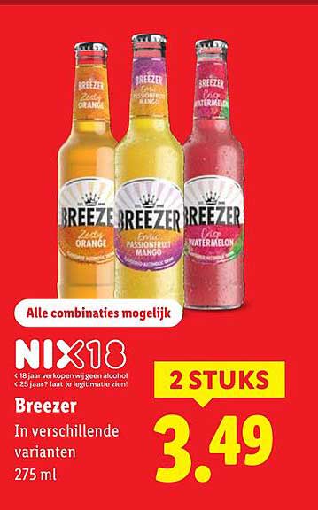 Breezer 2 stuks