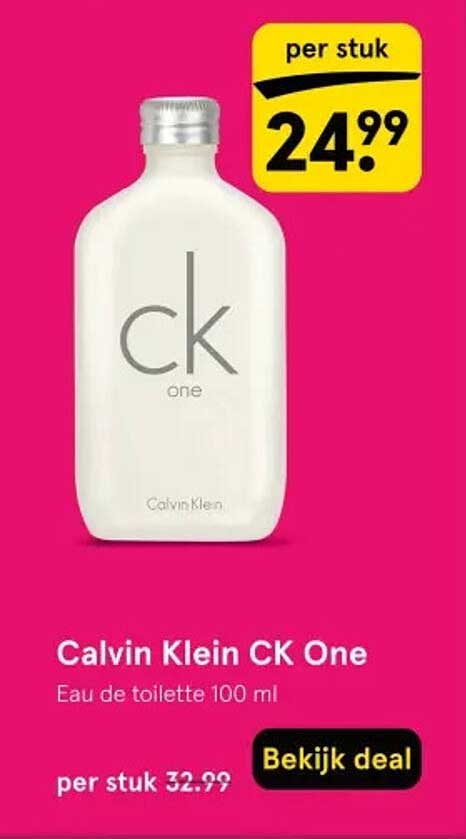 Calvin Klein CK One Eau de toilette 100 ml
