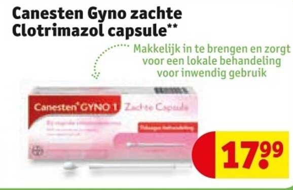 Canesten Gyno zachte Clotrimazol capsule**