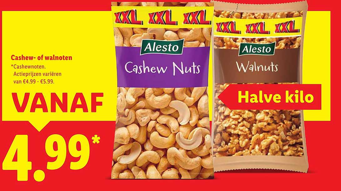 Cashew- of walnoten