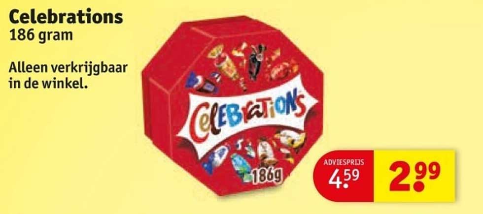 Celebrations 186 gram