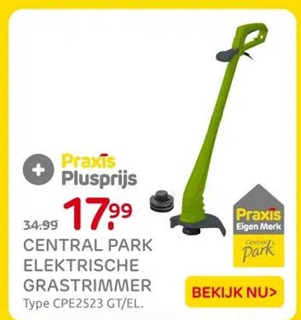 CENTRAL PARK ELEKTRISCHE GRASTRIMMER Type CPE2523 GT/EL.