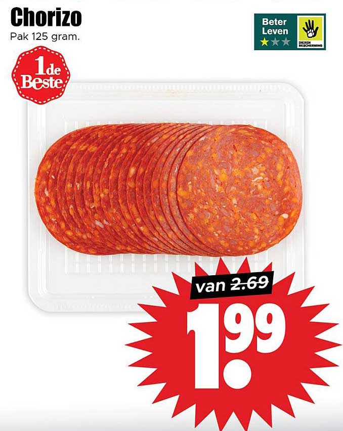 Chorizo Pak 125 gram