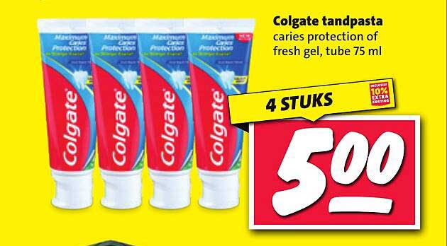 Colgate tandpasta caries protection of fresh gel, tube 75 ml