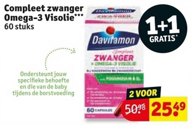 Compleet zwanger Omega-3 Visolie***