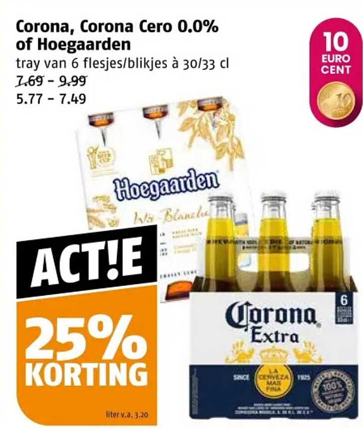 Corona, Corona Cero 0.0% of Hoegaarden