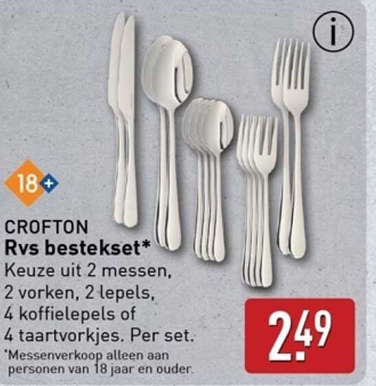 CROFTON Rvs bestekset*