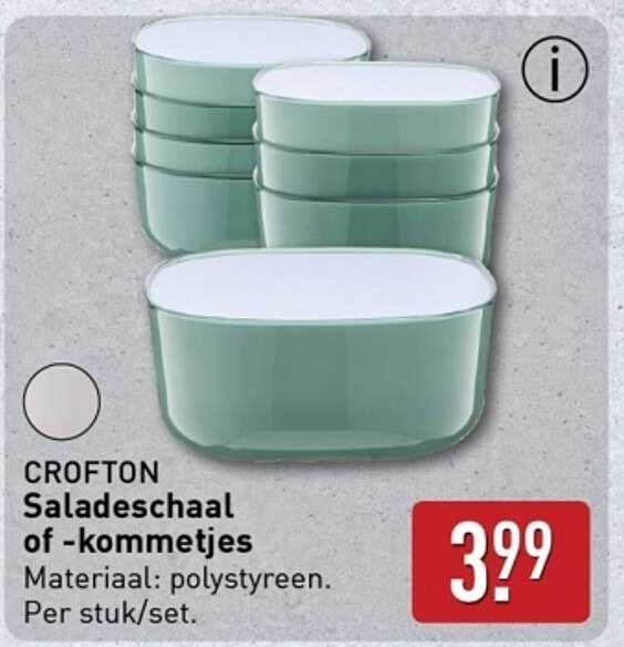 CROFTON Saladeschaal of -kommetjes